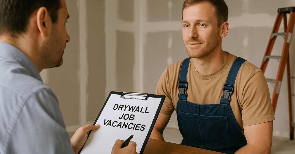 Drywall Job Vacancies – How to Apply for Roles in Your Area